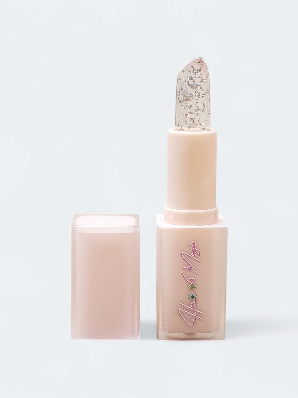 Crystal Glitter Clear Lipstick in Pale Pink